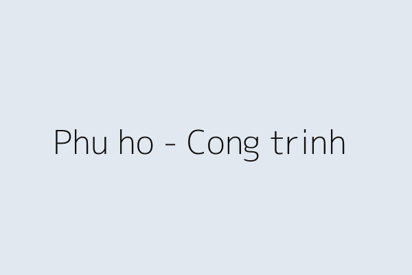 Công trình / xây dựng