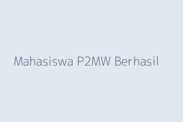 5 Mahasiswa ITB Semarang Lolos Program P2MW Kemenristek 2026