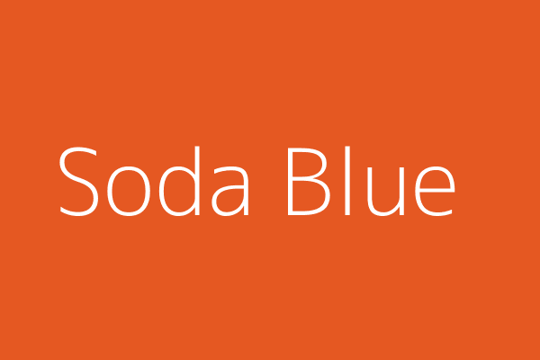 Soda Blue