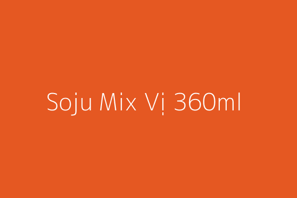 Soju Mix Flavors 360ml