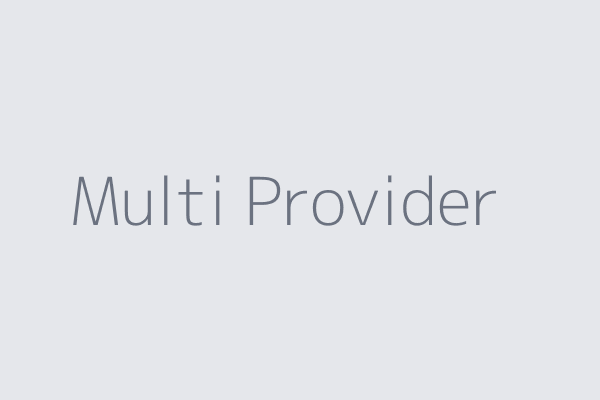 Multi-Provider Flexibility