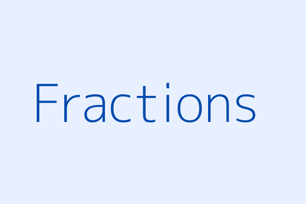 Grade 2 Fractions