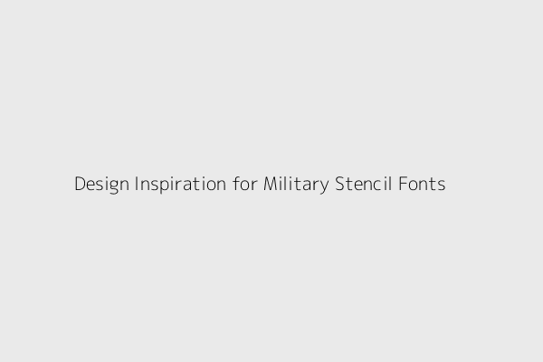 Military Stencil Fonts – Free Designs, Templates & Ideas - SCIENCE ...