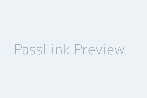 PassLink Preview