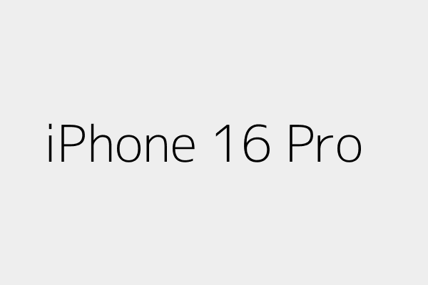 iPhone 16 Pro