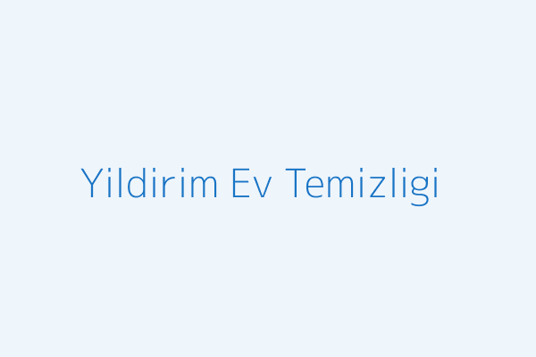 Yıldırım ev temizliği