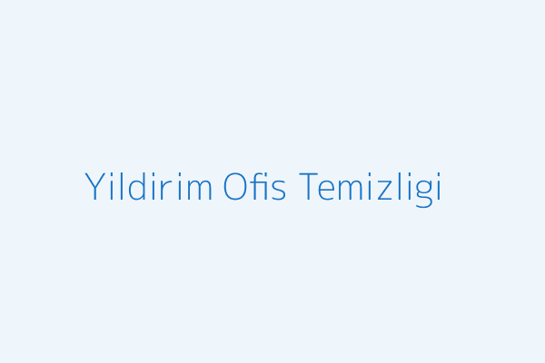 Yıldırım ofis temizliği