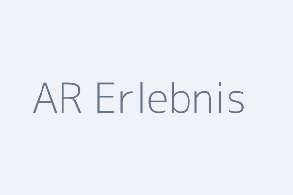 AR Erlebnis
