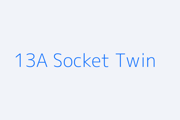 13A twin socket placeholder image