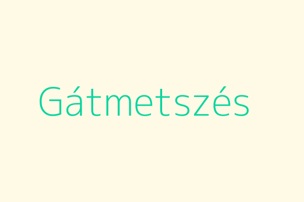 Gátmetszés