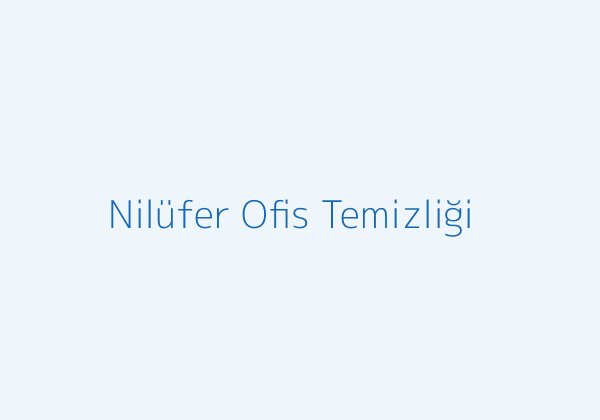 Nilüfer temizlik şirketi ofis temizliği görseli