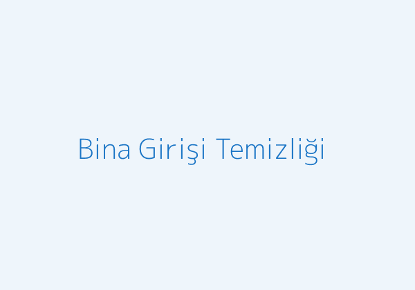 Bursa apartman temizliği bina girişi görseli