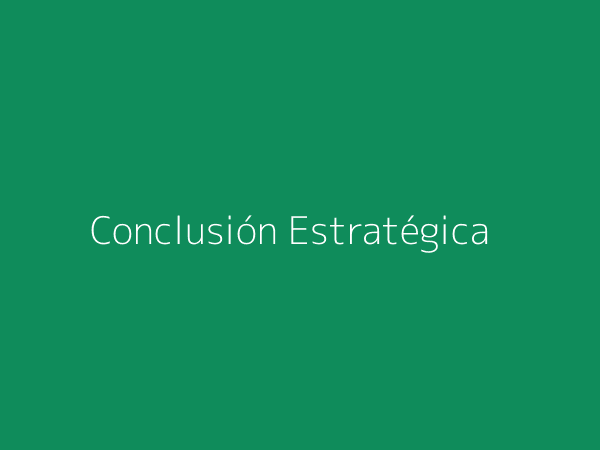 Conclusión estratégica