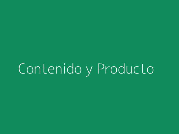 La importancia del contenido y el producto