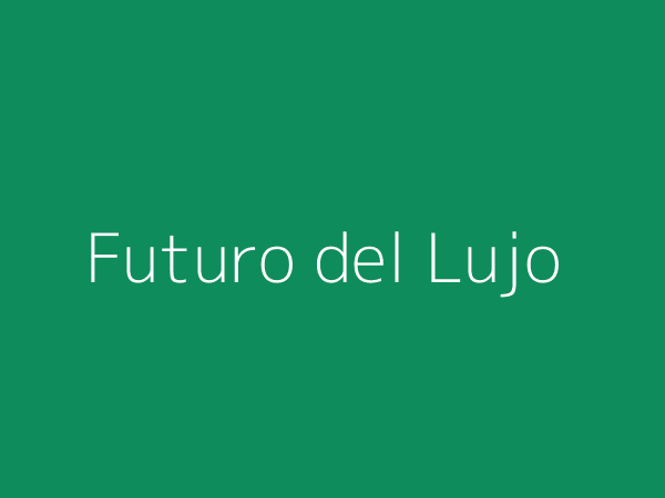 Visión del futuro del sector lujo