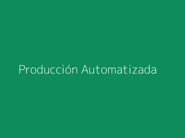 Producción Automatizada Farmacéutica
