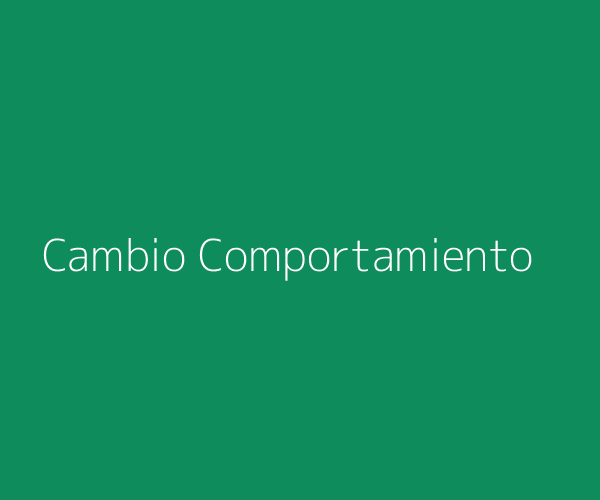 Modelos de cambio de comportamiento