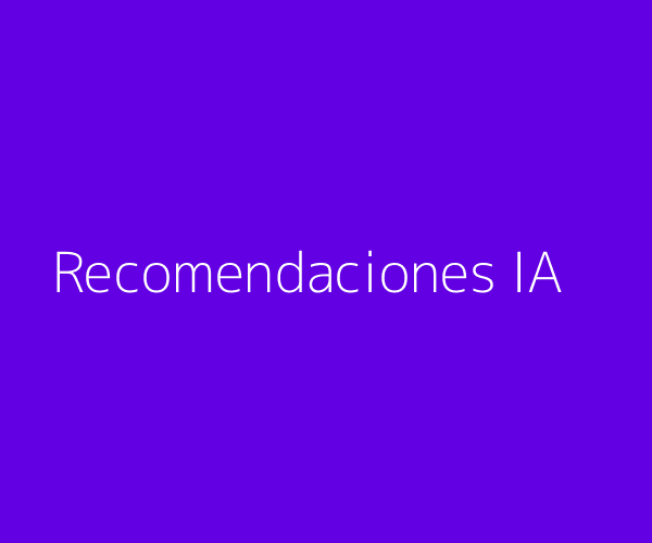 Recomendaciones personalizadas con IA