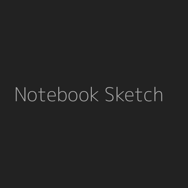 Soft notebook pencil sketch