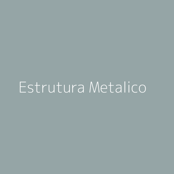 Estrutura para Telhado Metálico Trapezoidal (4 Módulos)