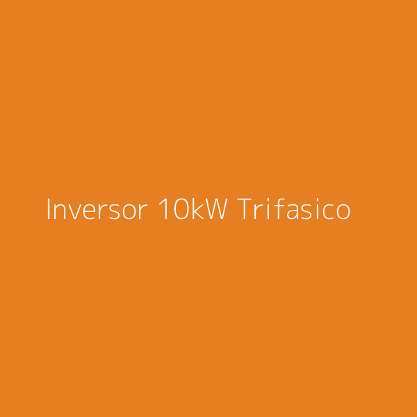 Inversor String 10kW 380V Trifásico