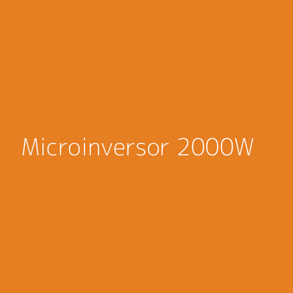 Microinversor 2000W 4 Entradas