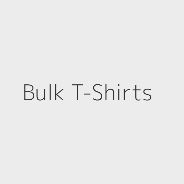 Organic Cotton T-Shirts (Bulk)