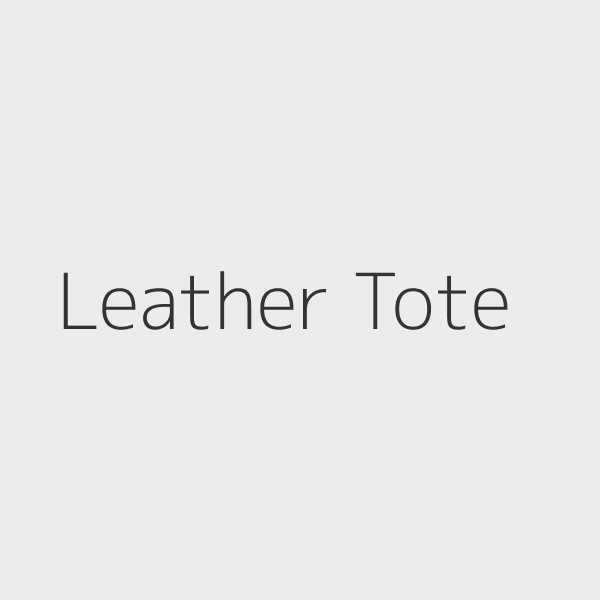 Vintage Leather Tote
