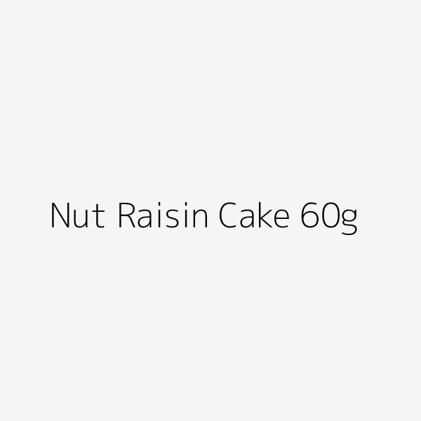 Cake Nut & Raisin Romance, 60 g
