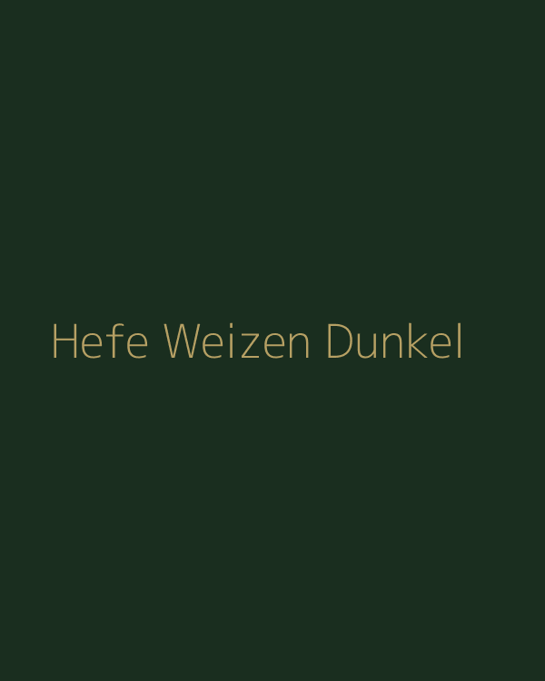 Hefe Weizen Dunkel – Brauwerk Baden