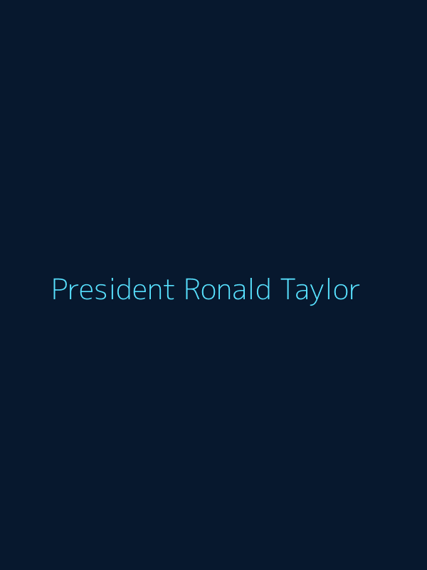 President Ronald Taylor