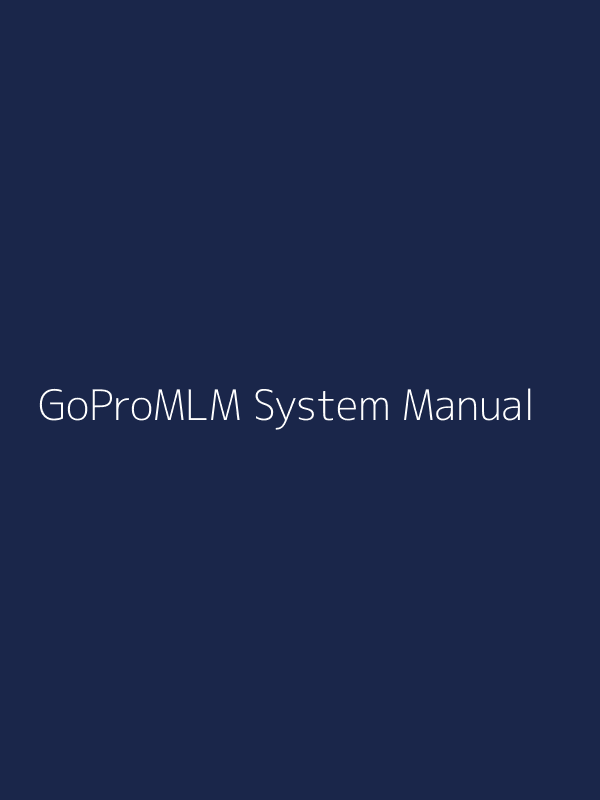 GoProMLM System Blueprint