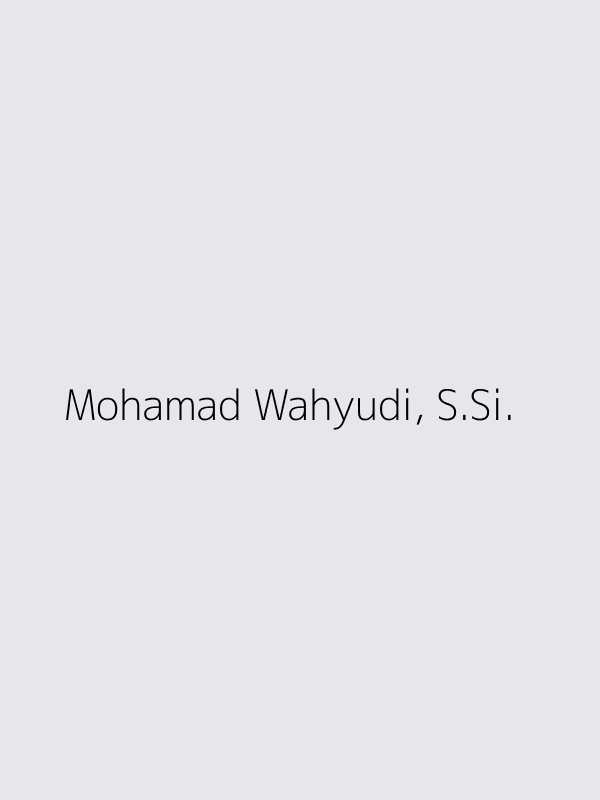 Mohamad Wahyudi, S.Si.