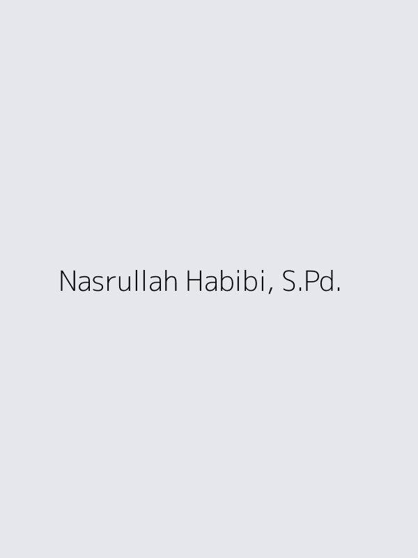 Nasrullah Habibi, S.Pd.
