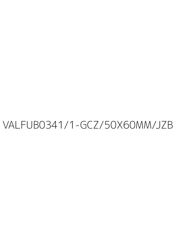 VALFUB0341/1-GCZ/50X60MM/JZB