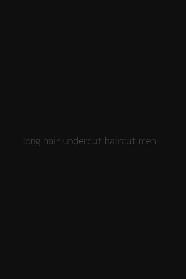 long hair undercut haircut men