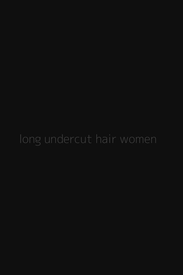long undercut hair women