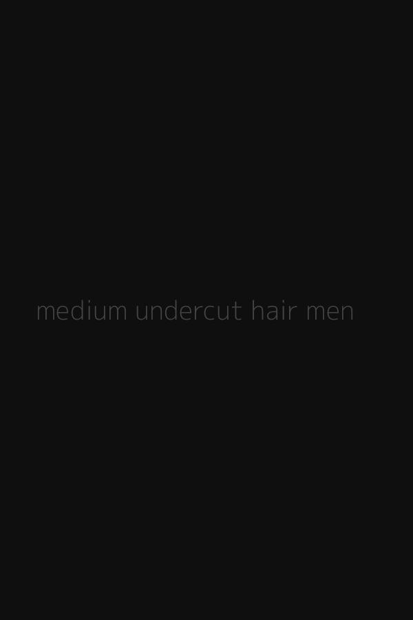 medium undercut hair men