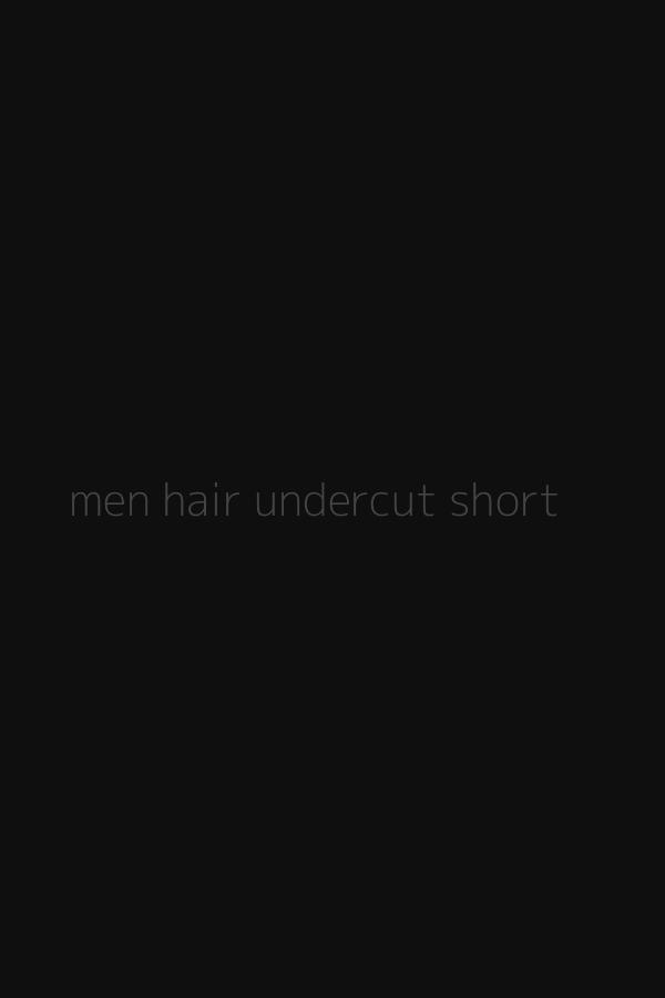 men hair undercut short