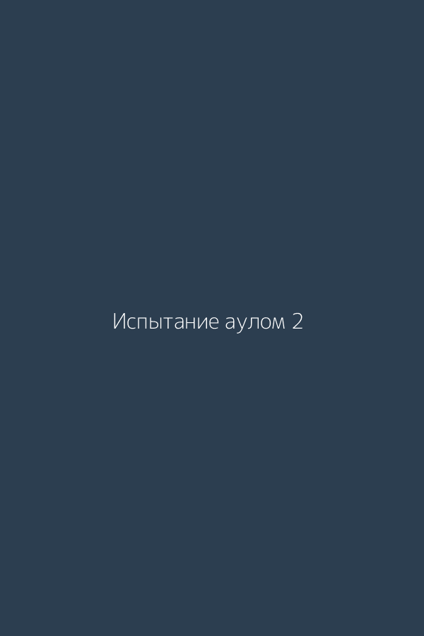 Испытание аулом 2