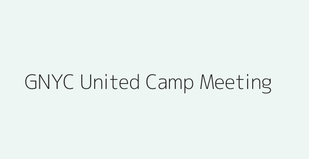 Greater New York Conference United Camp Meeting