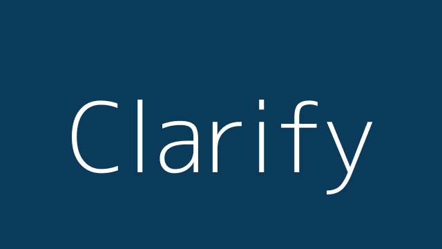 Brand Feels Inconsistent step 1: clarify