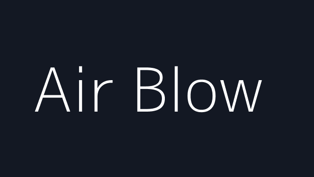 Air Blow