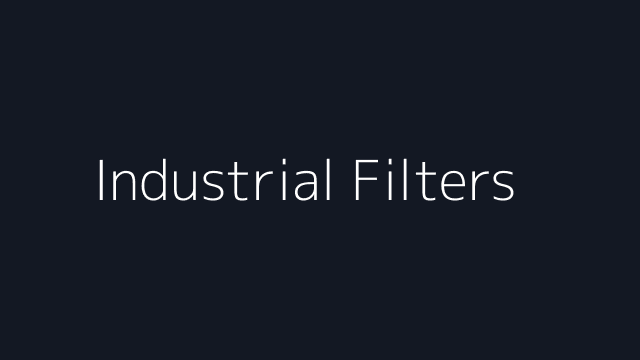 Industrial Filters / Sintered