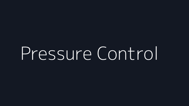 Pressure Control Equipment