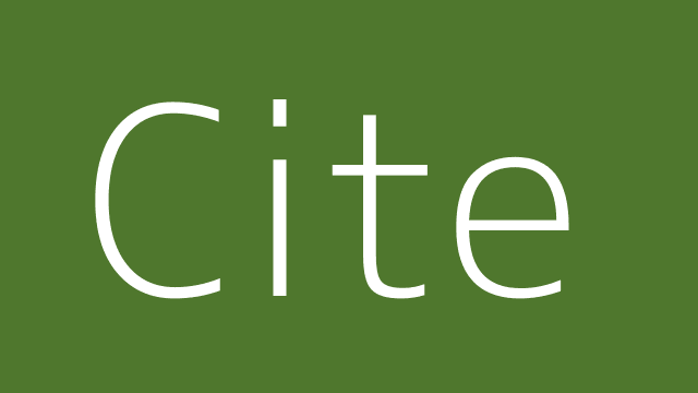 this topic step 3: cite