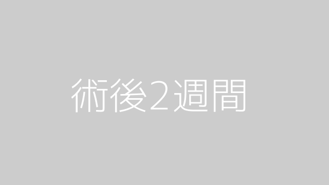 術後2週間