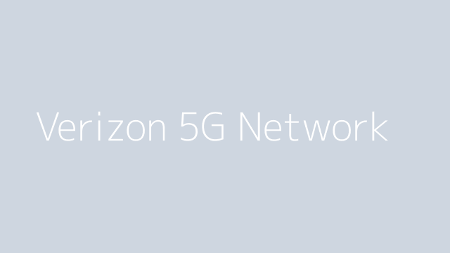 버라이즌 5G 네트워크 개요