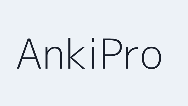 AnkiPro