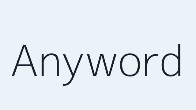 Anyword